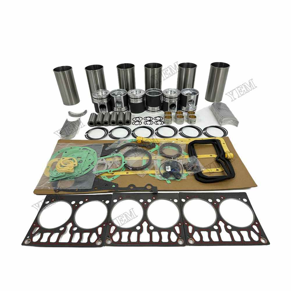 YEM Parts D1146 Overhaul Rebuild Kit With Gasket Set Bearing For Doosan D1146 Engine For Doosan