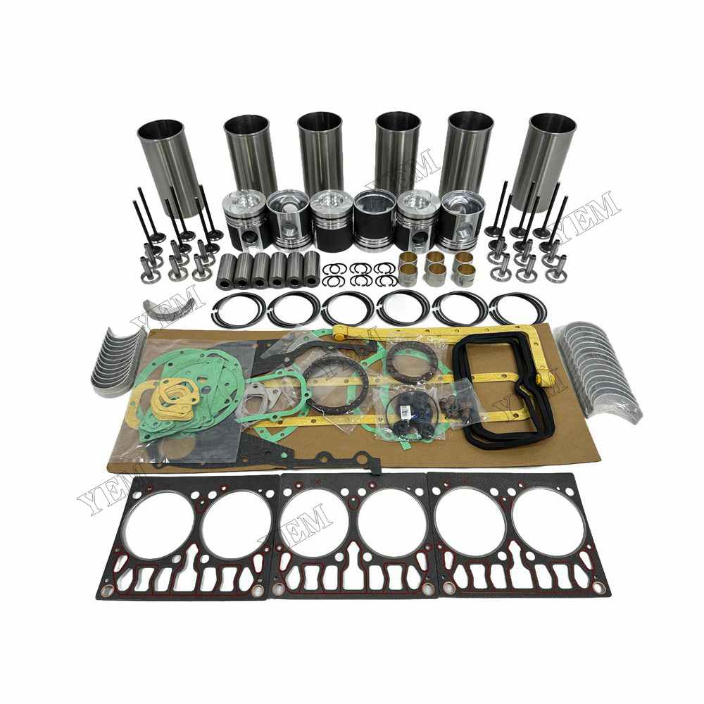 YEM Parts D1146 Overhaul Rebuild Kit With Gasket Set Bearing-Valve Train For Doosan