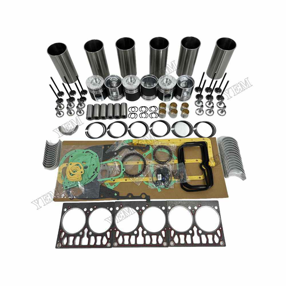 YEM Parts D1146 Overhaul Rebuild Kit With Gasket Set Bearing-Valve Train For Doosan For Doosan