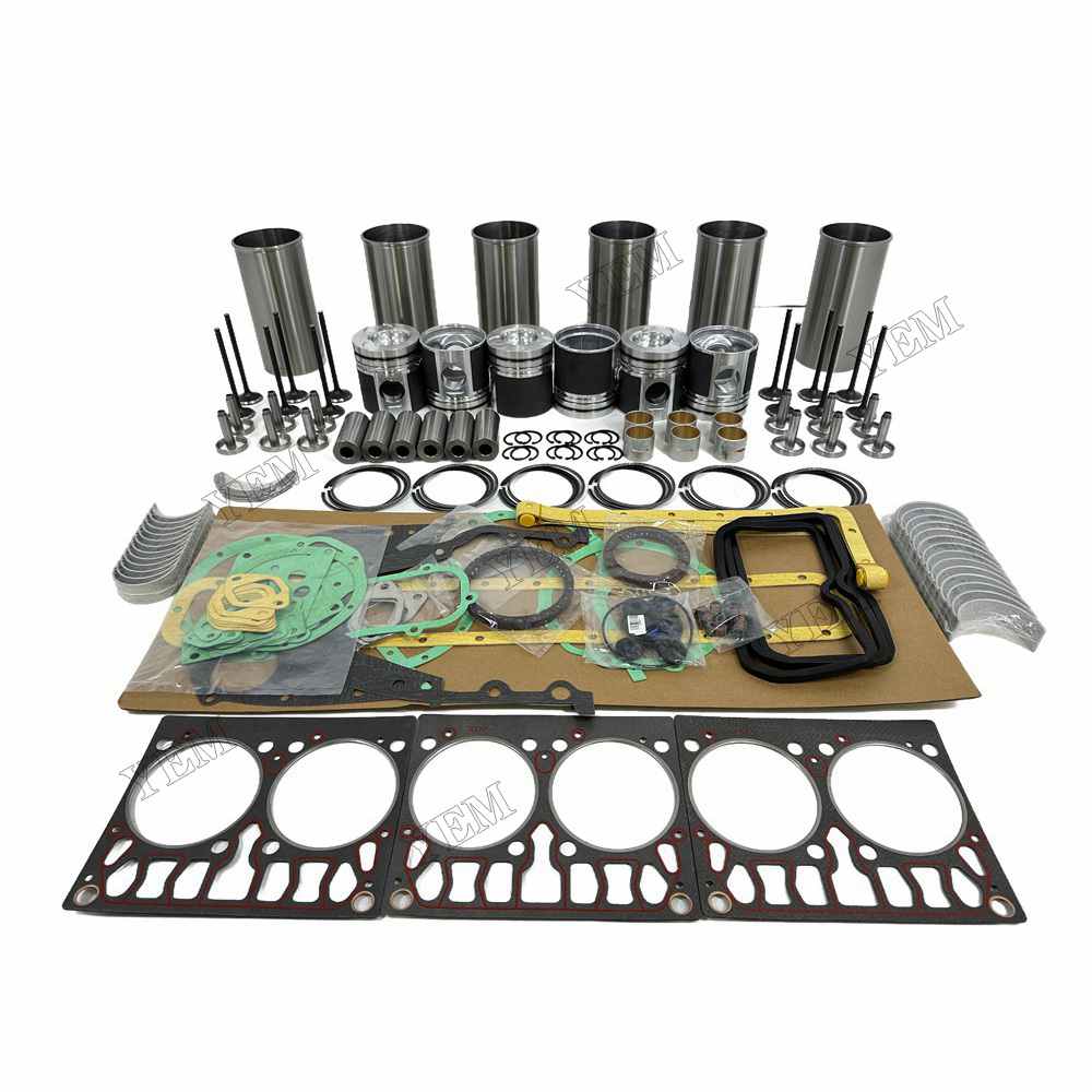 YEM Parts D1146 Overhaul Rebuild Kit With Gasket Set Bearing-Valve Train For Doosan For Doosan