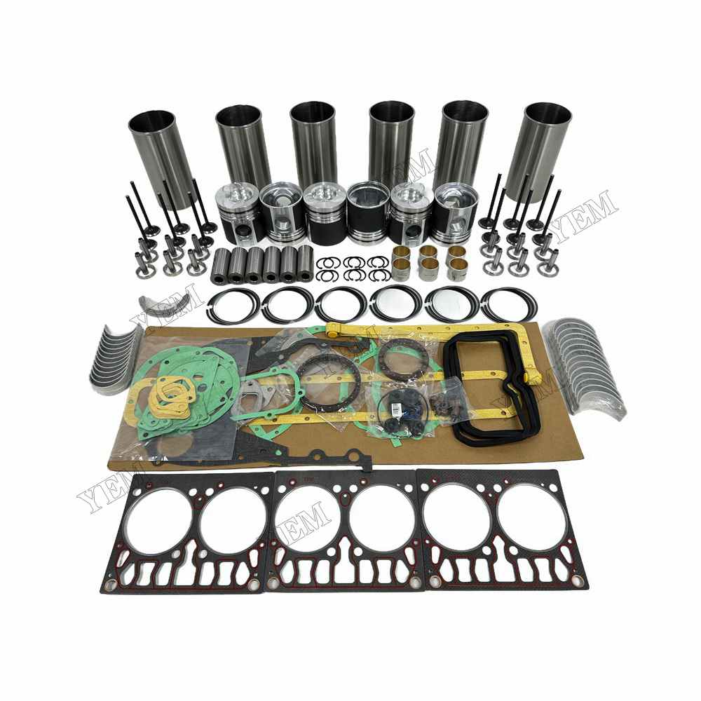 YEM Parts D1146 Overhaul Rebuild Kit With Gasket Set Bearing-Valve Train For Doosan For Doosan