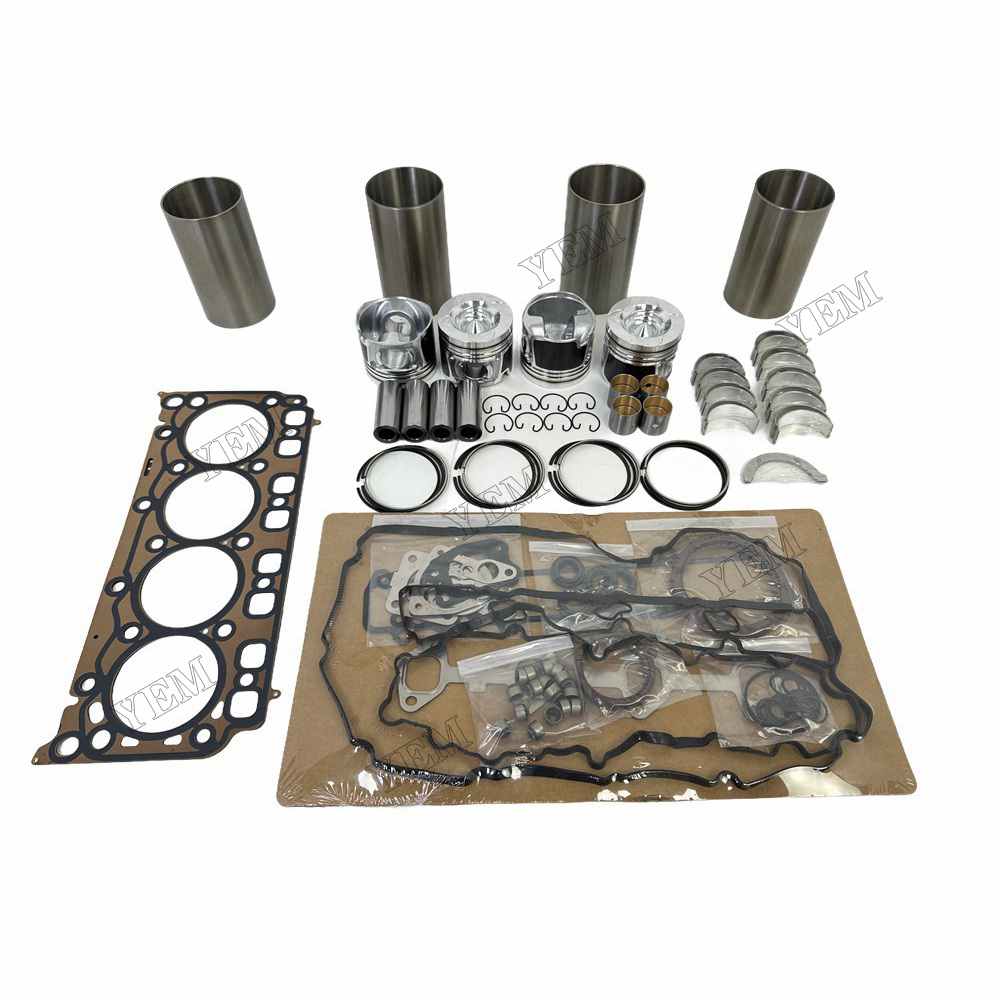 YEM Parts D24 Overhaul Rebuild Kit With Gasket Set Bearing For Doosan D24 Engine For Doosan