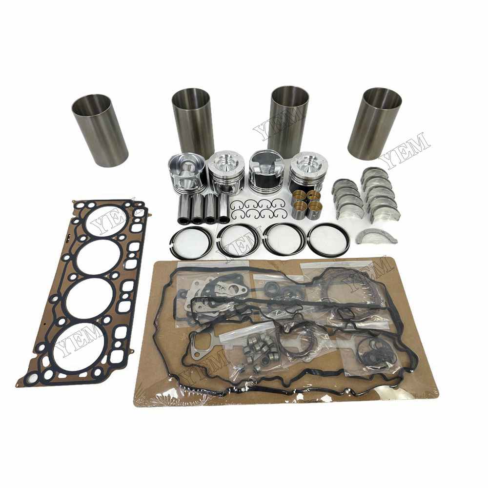 YEM Parts D24 Overhaul Rebuild Kit With Gasket Set Bearing For Doosan D24 Engine For Doosan
