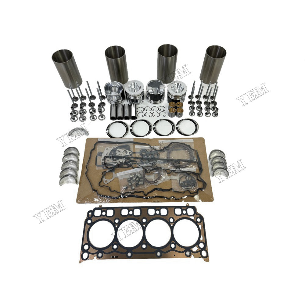 YEM Parts D24 Overhaul Rebuild Kit With Gasket Set Bearing-Valve Train For Doosan For Doosan