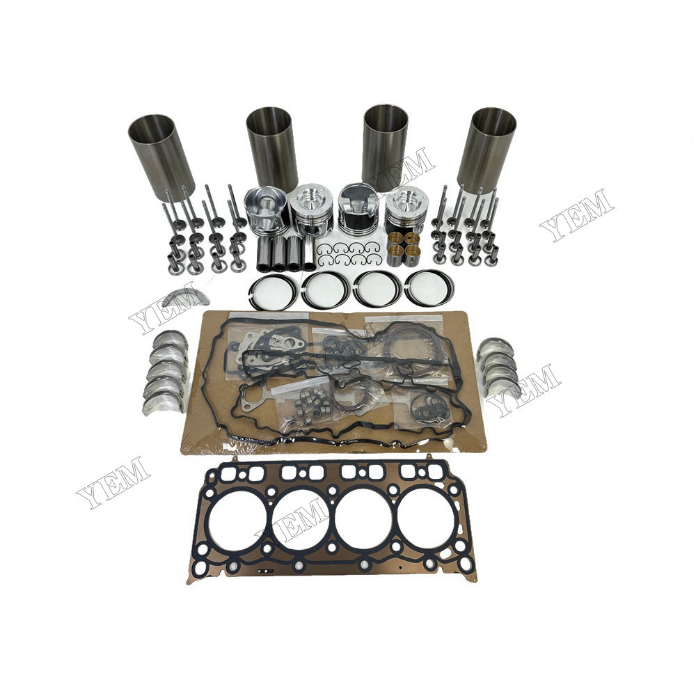 YEM Parts D24 Overhaul Rebuild Kit With Gasket Set Bearing-Valve Train For Doosan For Doosan
