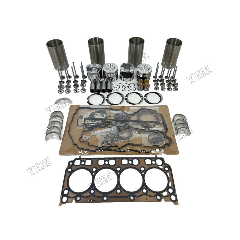 YEM Parts D24 Overhaul Rebuild Kit With Gasket Set Bearing-Valve Train For Doosan For Doosan