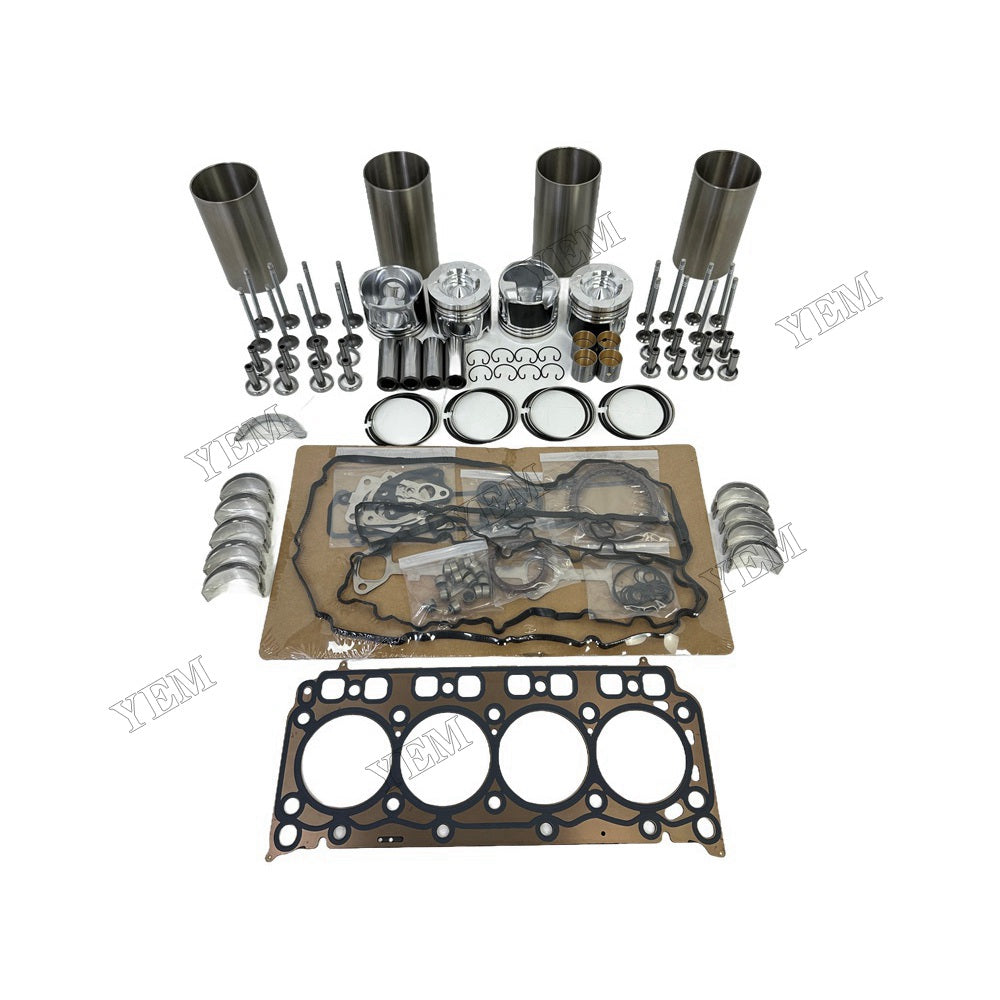 YEM Parts D24 Overhaul Rebuild Kit With Gasket Set Bearing-Valve Train For Doosan For Doosan