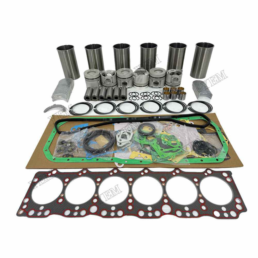 YEM Parts DB58 Overhaul Rebuild Kit With Gasket Set Bearing For Doosan DB58 Engine
