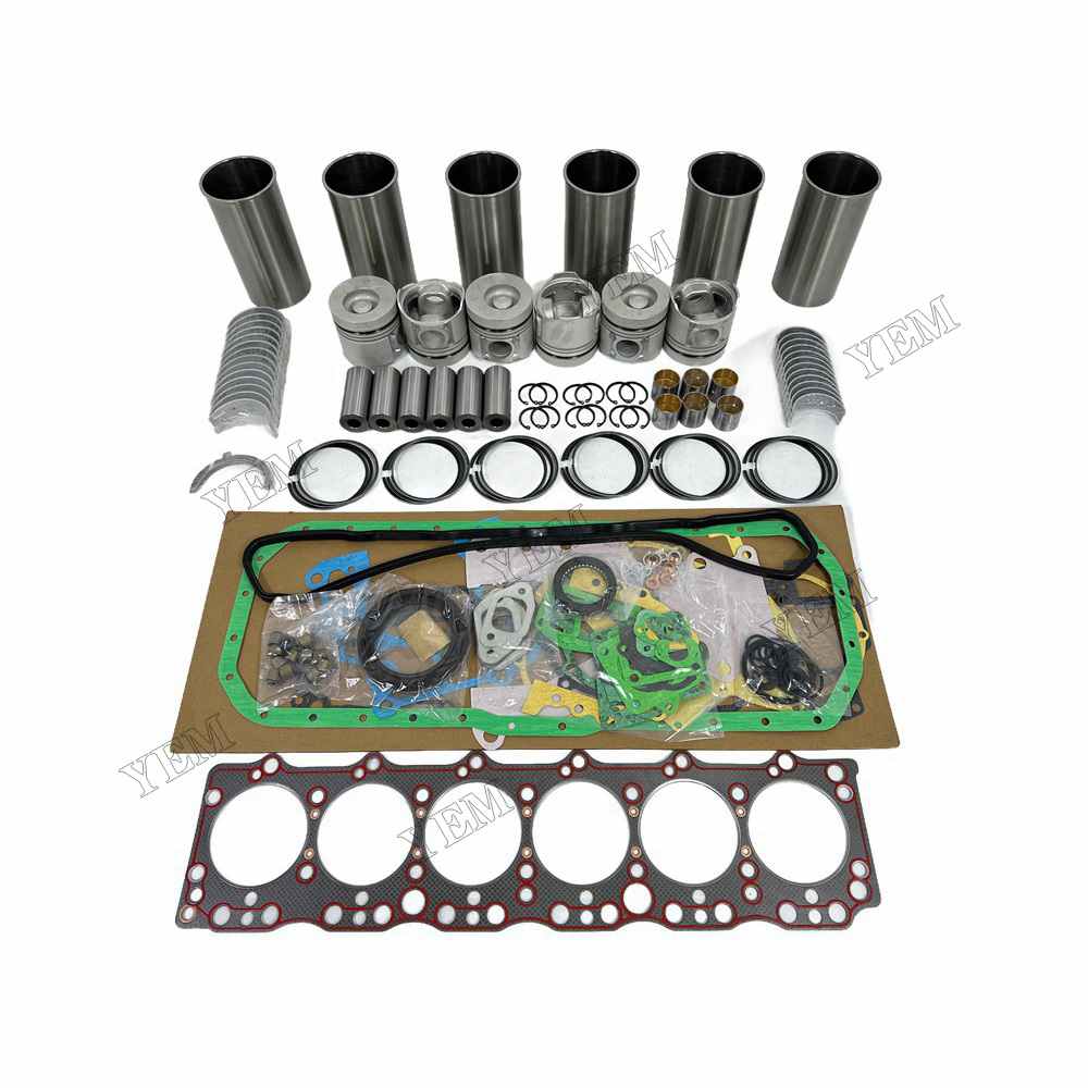 YEM Parts DB58 Overhaul Rebuild Kit With Gasket Set Bearing For Doosan DB58 Engine For Doosan