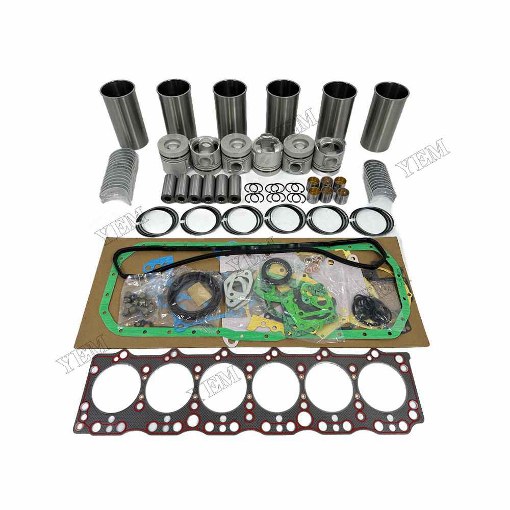 YEM Parts DB58 Overhaul Rebuild Kit With Gasket Set Bearing For Doosan DB58 Engine For Doosan