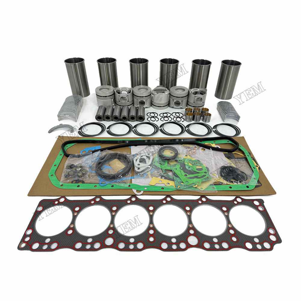 YEM Parts DB58 Overhaul Rebuild Kit With Gasket Set Bearing For Doosan DB58 Engine For Doosan