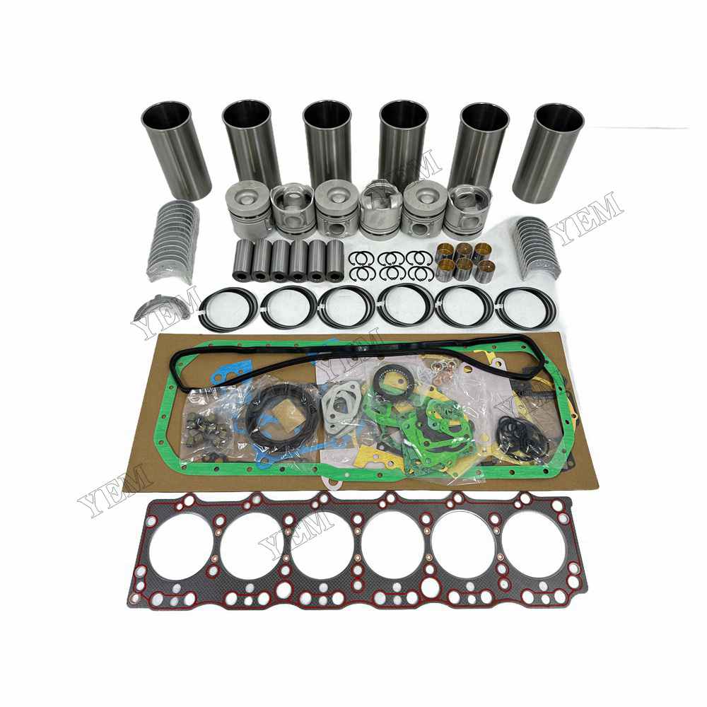 YEM Parts DB58 Overhaul Rebuild Kit With Gasket Set Bearing For Doosan DB58 Engine For Doosan