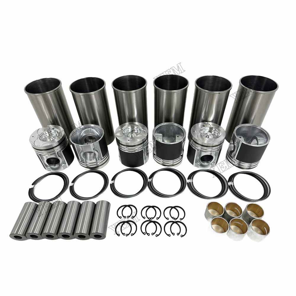 YEM Parts high quality DE08 Cylinder Liner Kit For Doosan DE08 Excavator Engine For Doosan