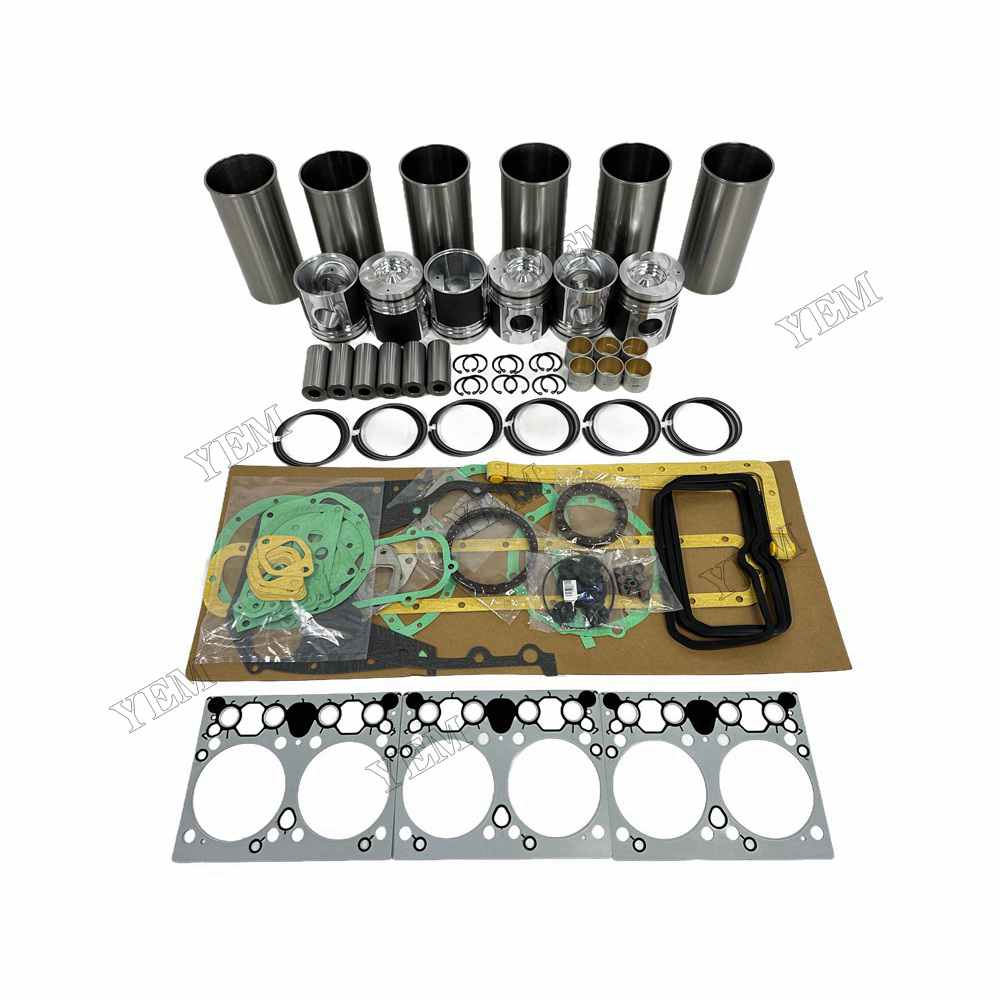 YEM Parts high quality DE08 Overhaul Kit With Gasket Set For Doosan DE08 Engine