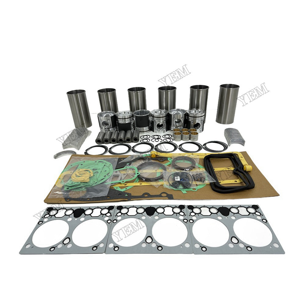 YEM Parts DE08 Overhaul Rebuild Kit With Gasket Set Bearing For Doosan DE08 Engine