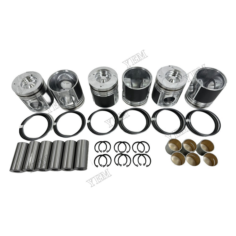 YEM Parts For Doosan Piston and Ring set DE08 Engine Spare Parts For Doosan