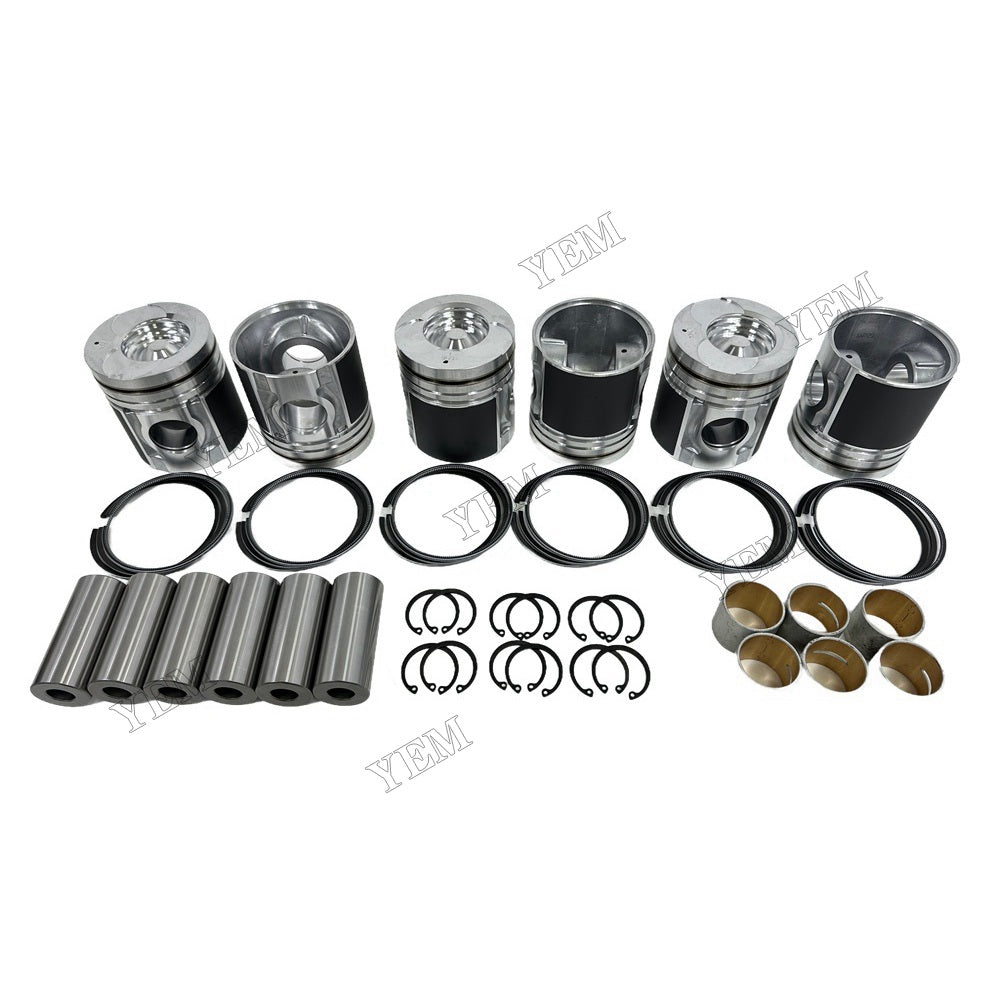 YEM Parts For Doosan Piston and Ring set DE08 Engine Spare Parts For Doosan