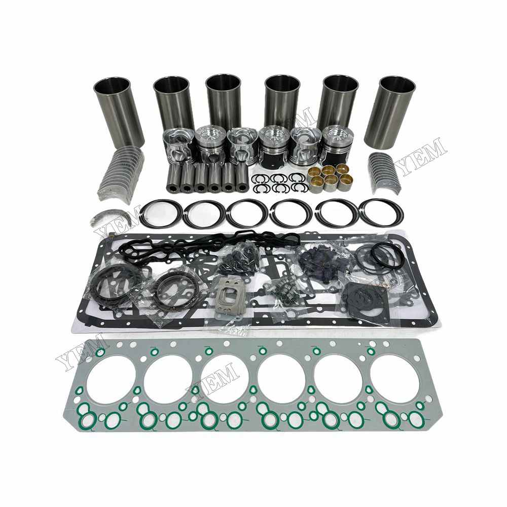 YEM Parts DL06 Overhaul Rebuild Kit 0477A With Gasket Set Bearing For Doosan DL06 Engine