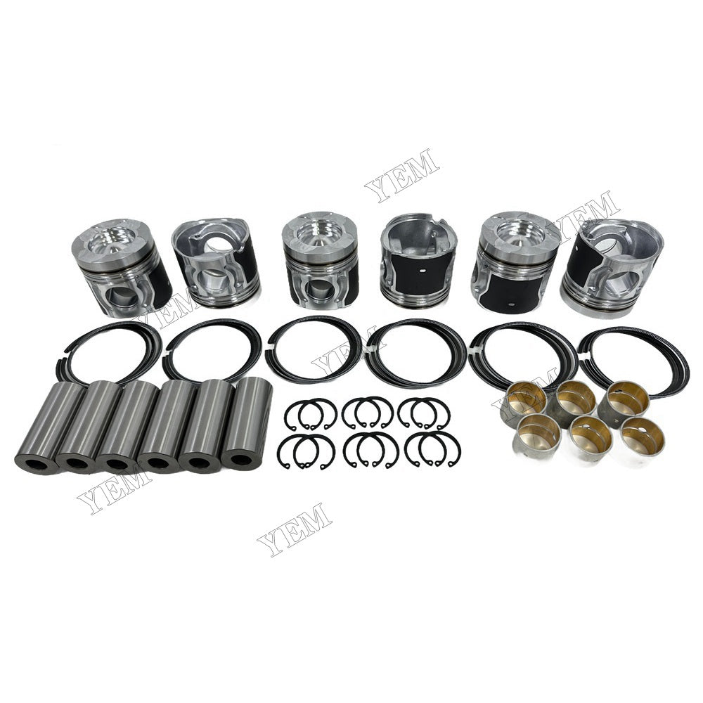 YEM Parts Part Number 0477A Piston With Rings For Doosan DL06 Engine DX 140 W excavator