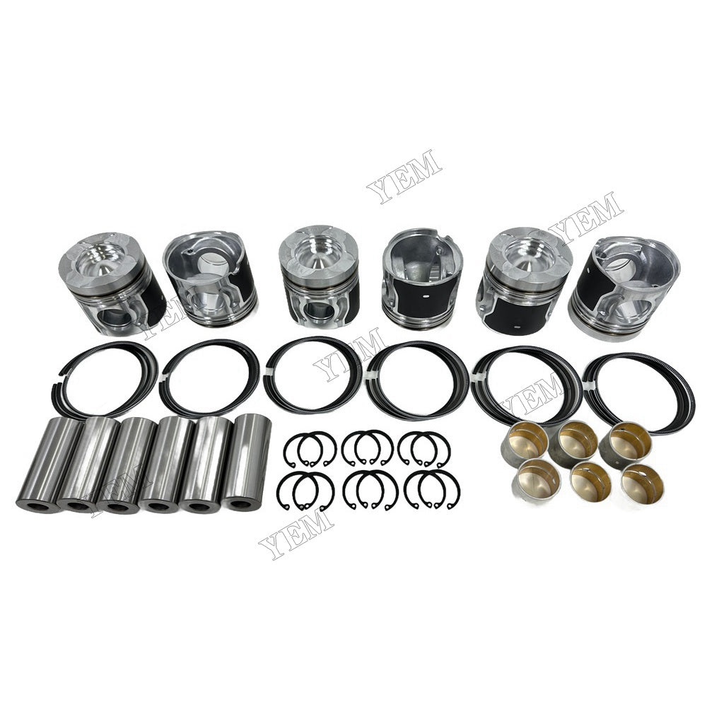 YEM Parts Part Number 0477A Piston With Rings For Doosan DL06 Engine DX 140 W excavator For Doosan