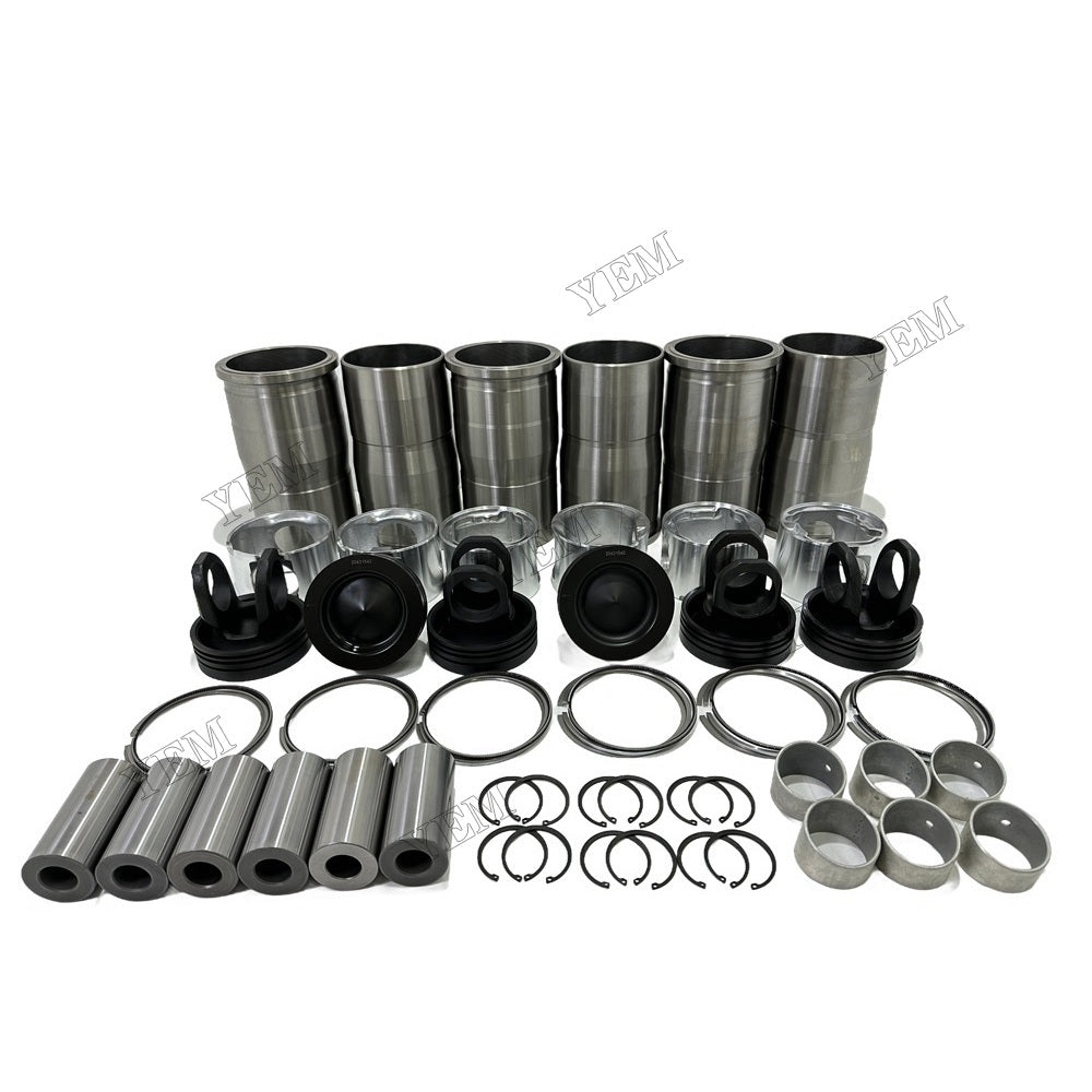 YEM Parts high quality D12D Cylinder Liner Kit For Volvo D12D Truck Excavator Engine For Volvo