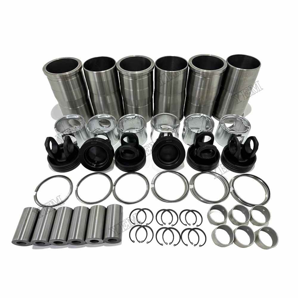YEM Parts high quality D12D Cylinder Liner Kit For Volvo D12D Truck Excavator Engine For Volvo