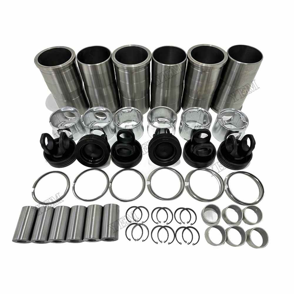 YEM Parts high quality D12D Cylinder Liner Kit For Volvo D12D Truck Excavator Engine For Volvo