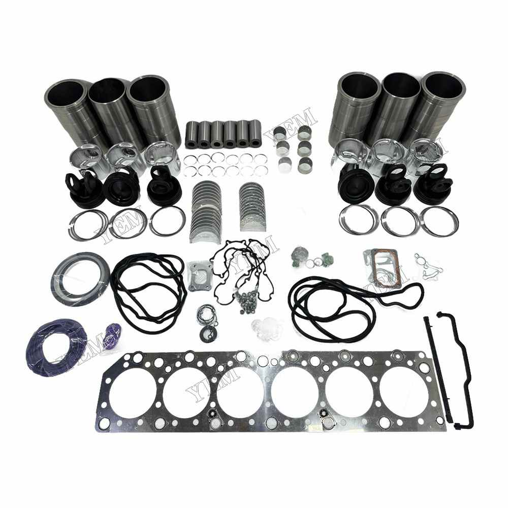 YEM Parts D12D Overhaul Rebuild Kit With Gasket Set Bearing For Volvo D12D Engine For Volvo