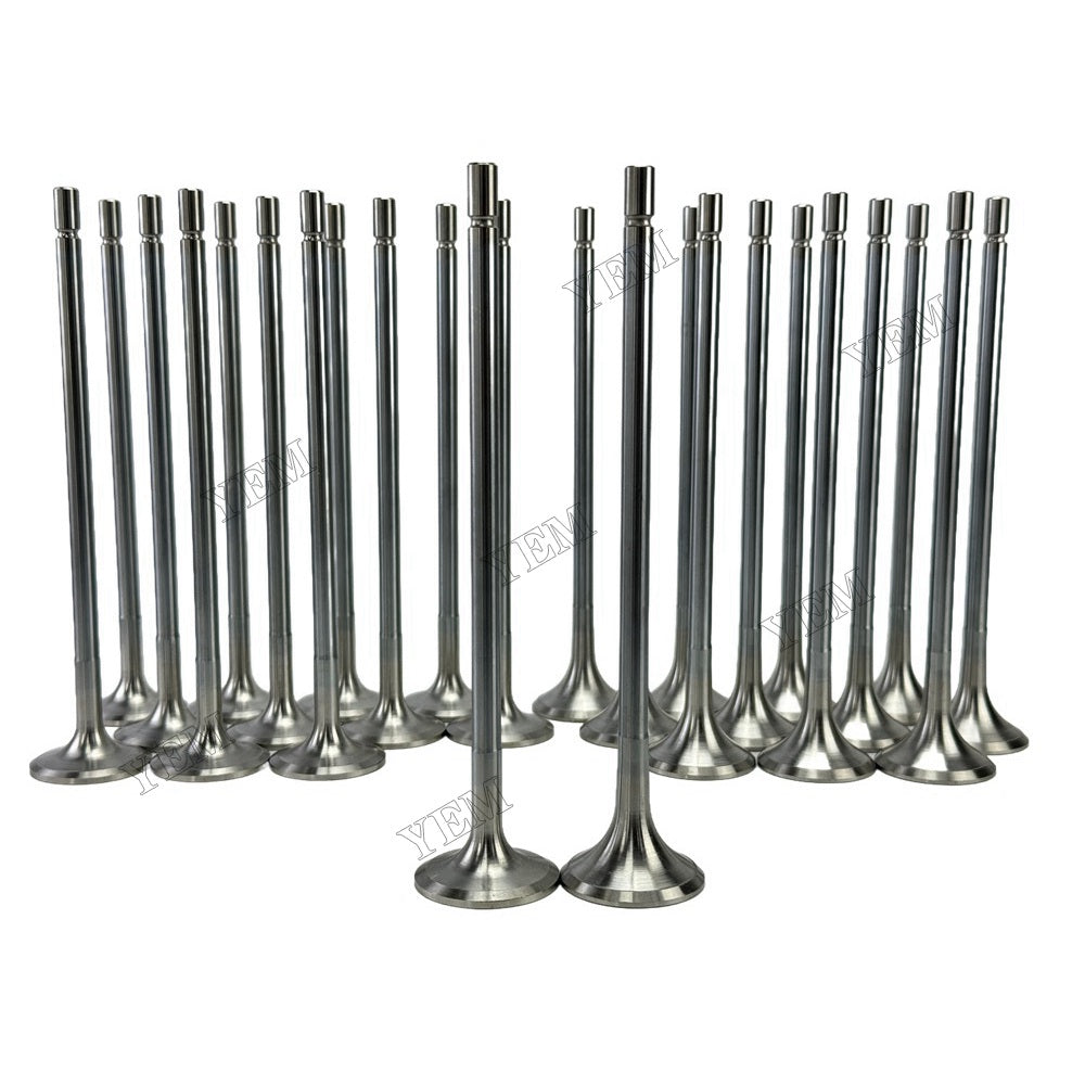 YEM Parts For Volvo Intake and exhaust valves D12D Engine Spare Parts