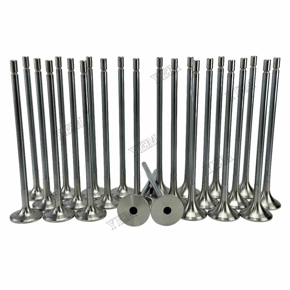 YEM Parts For Volvo Intake and exhaust valves D12D Engine Spare Parts