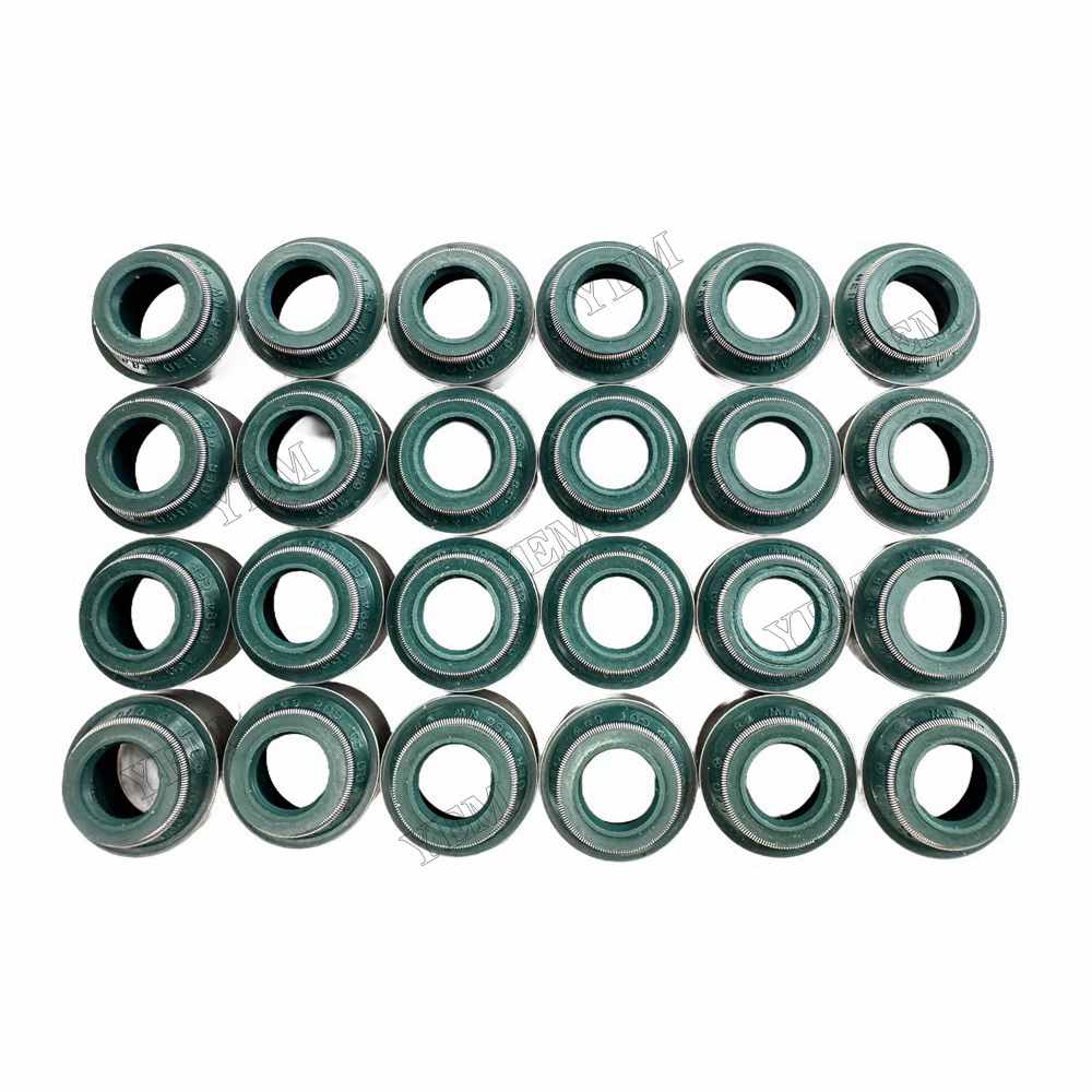 YEM Parts 24 PC For Volvo Valve Oil Seal D12D Engine Spare Parts EC360CHR excavator For Volvo