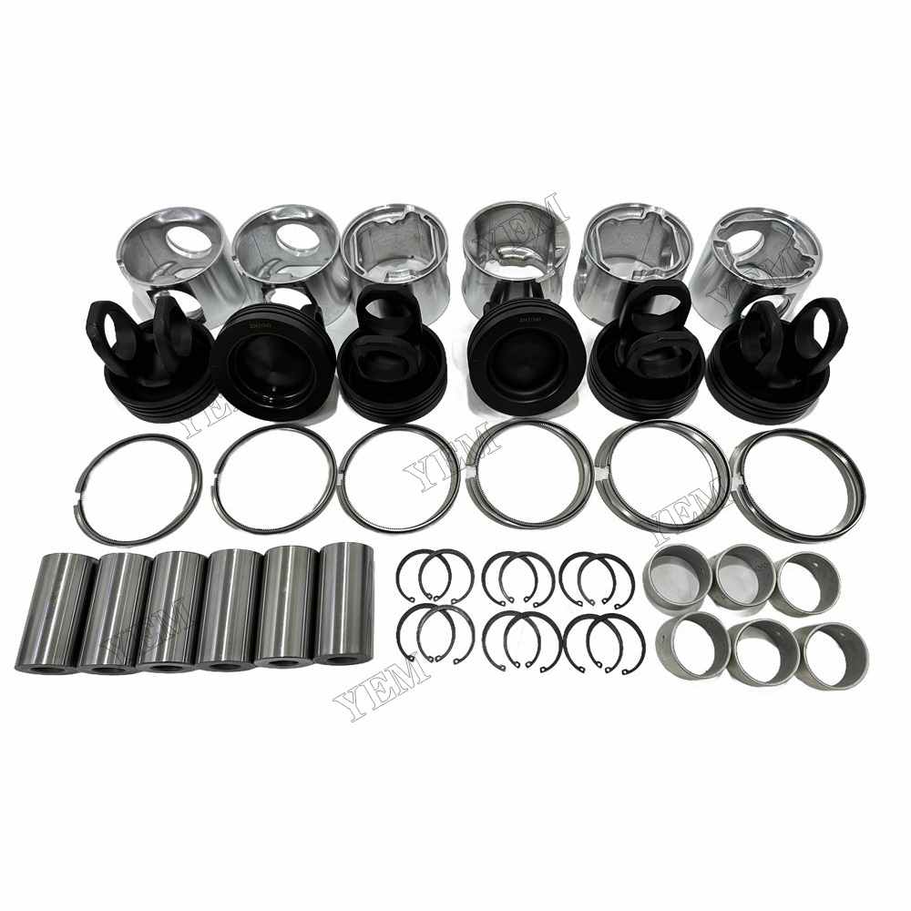 YEM Parts For Volvo Piston and Ring set D12D Engine Spare Parts EC360CHR excavator For Volvo