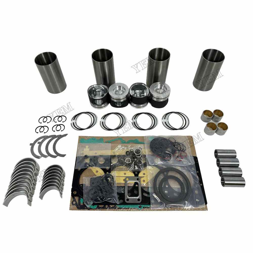 YEM Parts D4D Overhaul Rebuild Kit With Gasket Set Bearing For Volvo D4D Engine