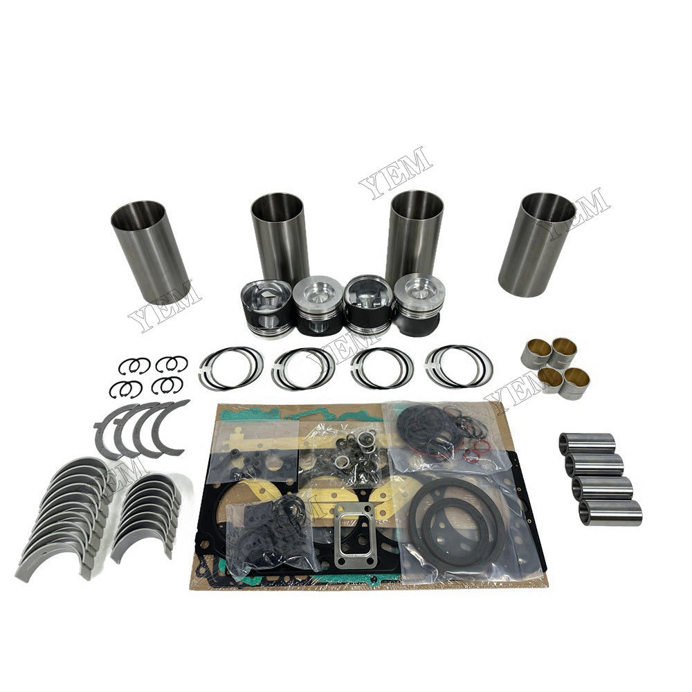YEM Parts D4D Overhaul Rebuild Kit With Gasket Set Bearing For Volvo D4D Engine For Volvo