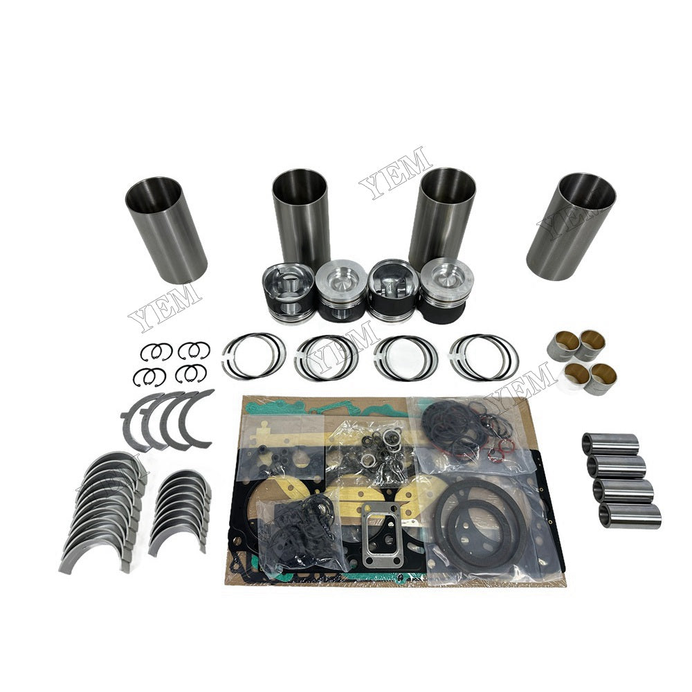 YEM Parts D4D Overhaul Rebuild Kit With Gasket Set Bearing For Volvo D4D Engine For Volvo