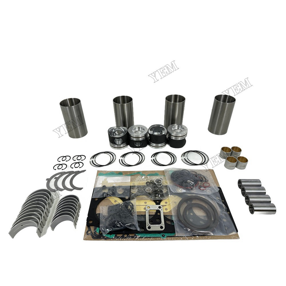 YEM Parts D4D Overhaul Rebuild Kit With Gasket Set Bearing For Volvo D4D Engine For Volvo
