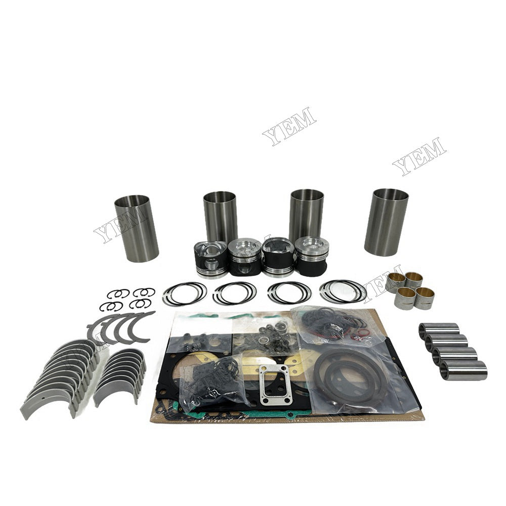 YEM Parts D4D Overhaul Rebuild Kit With Gasket Set Bearing For Volvo D4D Engine For Volvo