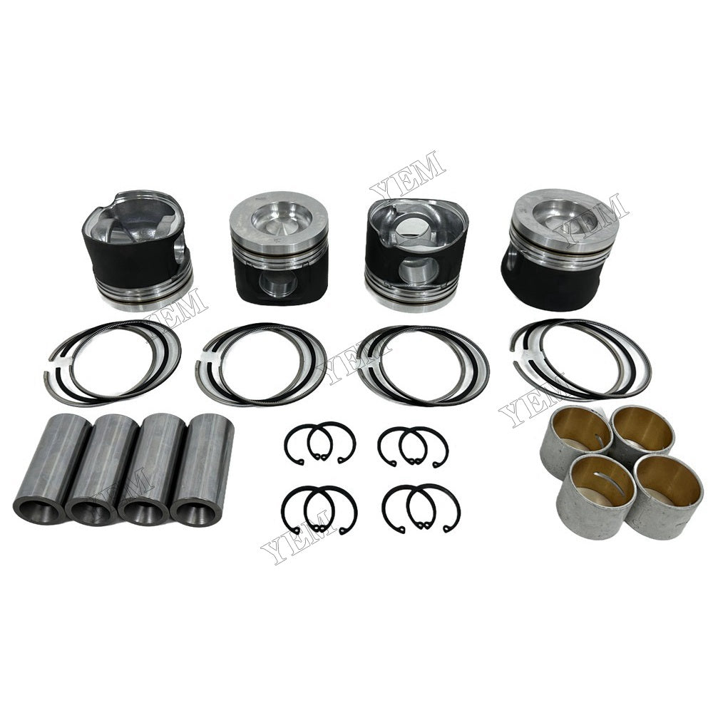 YEM Parts 4PCS For Volvo Piston and Ring set D4D Engine Spare Parts