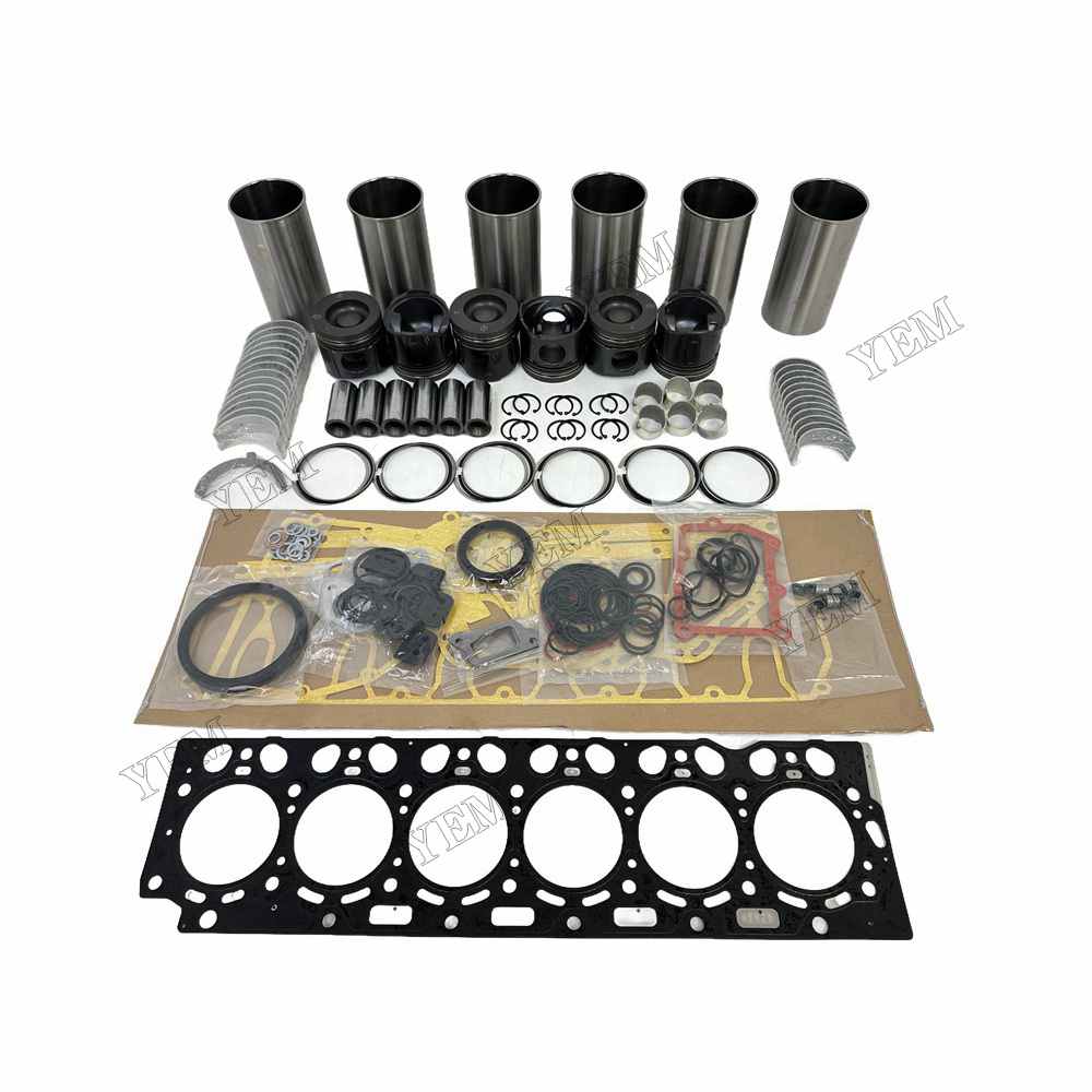 YEM Parts D6D Overhaul Rebuild Kit With Gasket Set Bearing For Volvo D6D Engine For Volvo