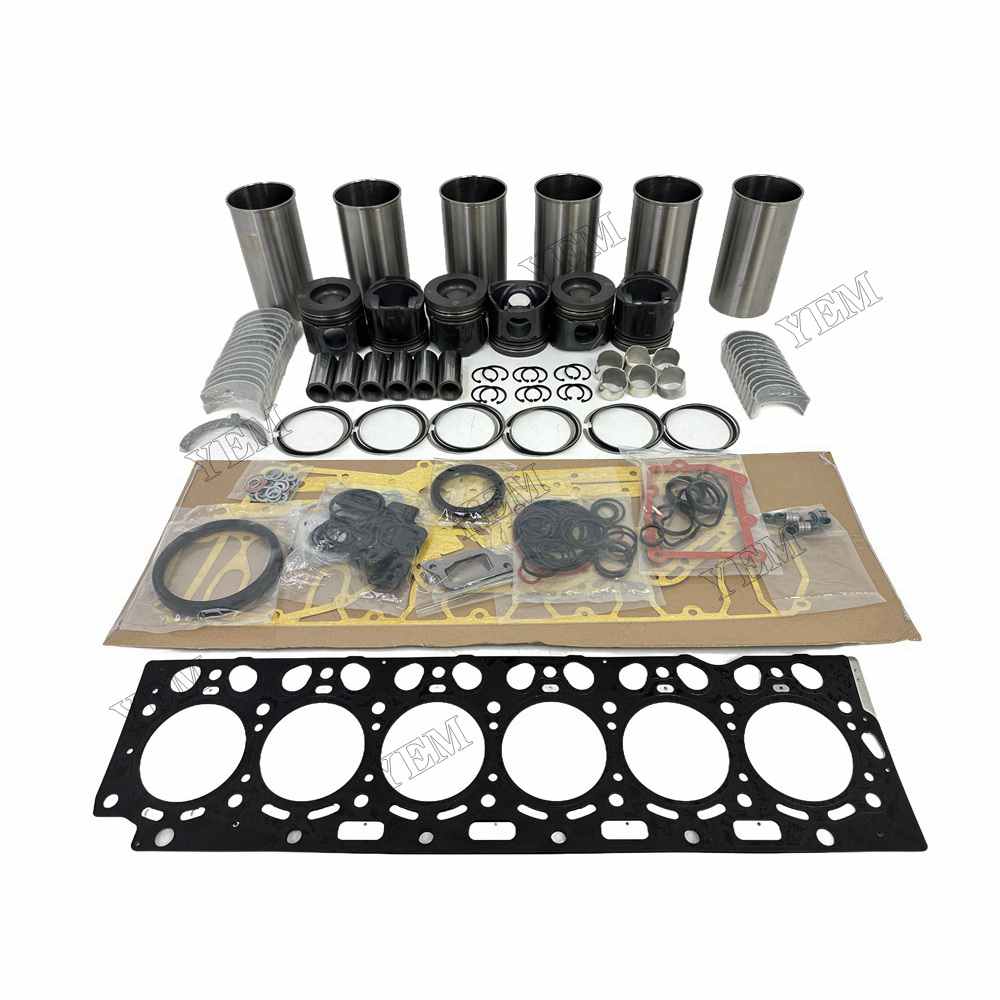 YEM Parts D6D Overhaul Rebuild Kit With Gasket Set Bearing For Volvo D6D Engine For Volvo