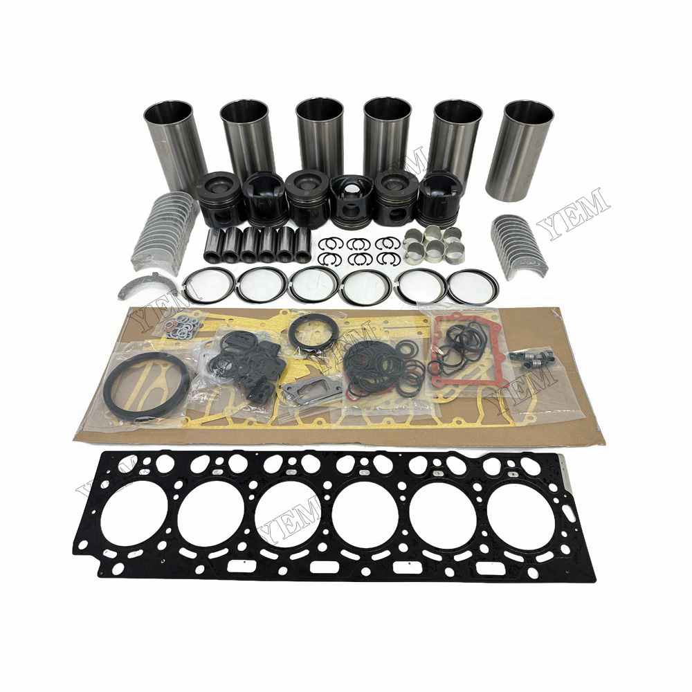 YEM Parts D6D Overhaul Rebuild Kit With Gasket Set Bearing For Volvo D6D Engine For Volvo