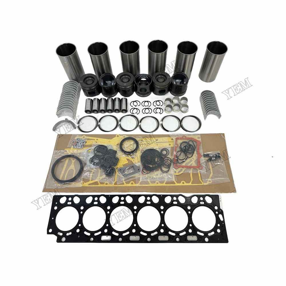 YEM Parts D6D Overhaul Rebuild Kit With Gasket Set Bearing For Volvo D6D Engine For Volvo