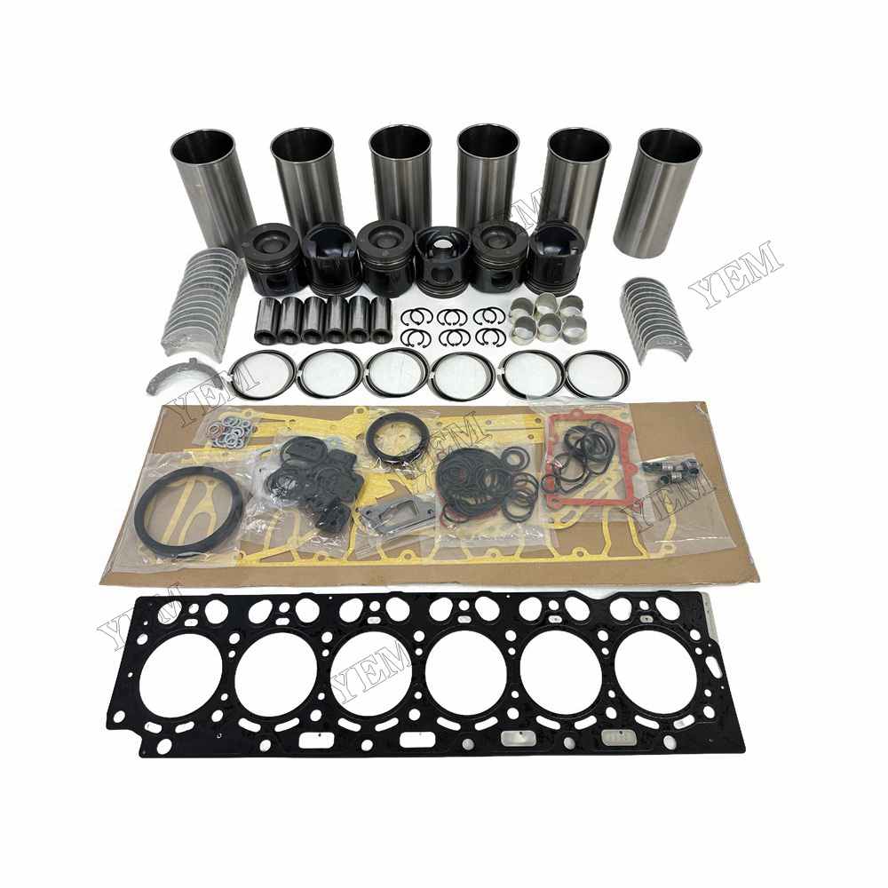 YEM Parts D6D Overhaul Rebuild Kit With Gasket Set Bearing For Volvo D6D Engine For Volvo