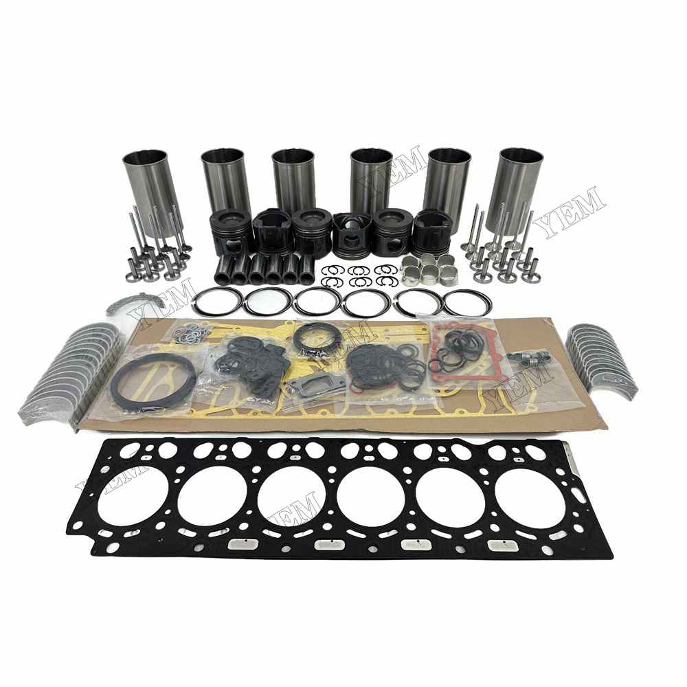YEM Parts D6D Overhaul Rebuild Kit With Gasket Set Bearing-Valve Train For Volvo
