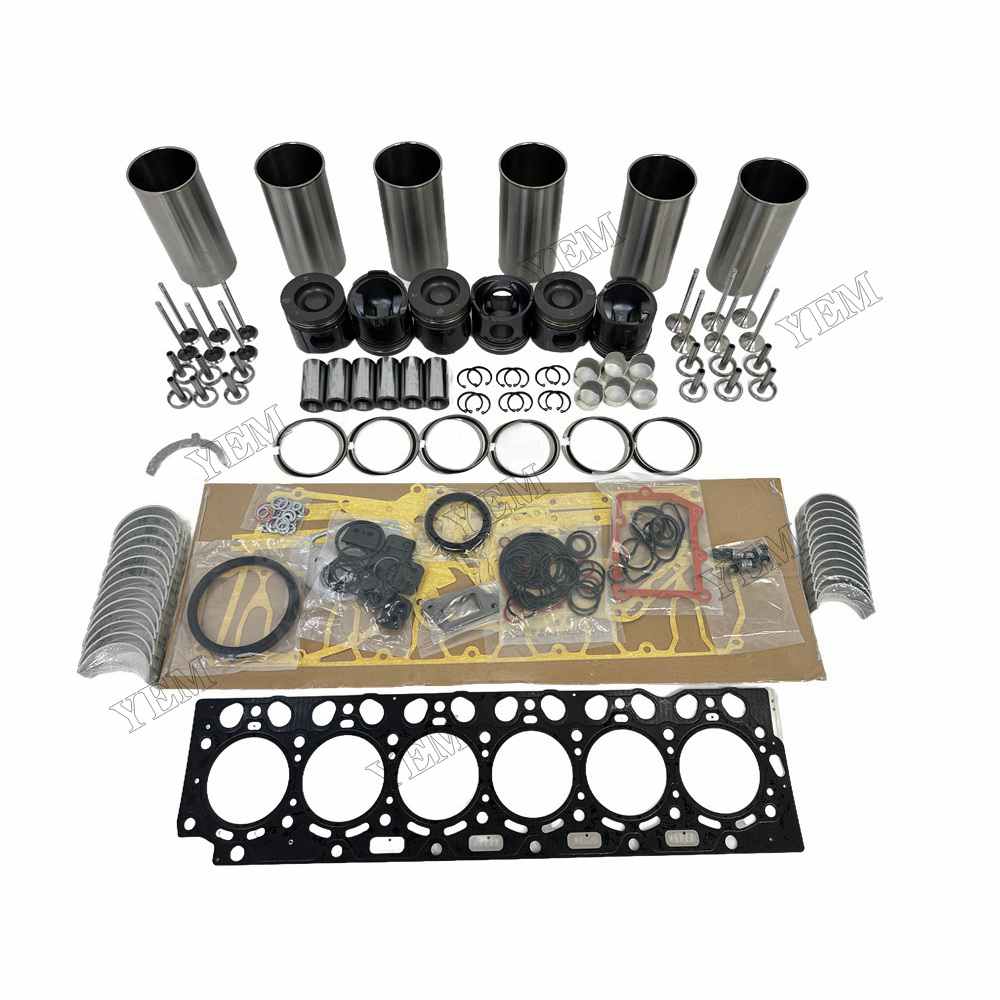 YEM Parts D6D Overhaul Rebuild Kit With Gasket Set Bearing-Valve Train For Volvo For Volvo