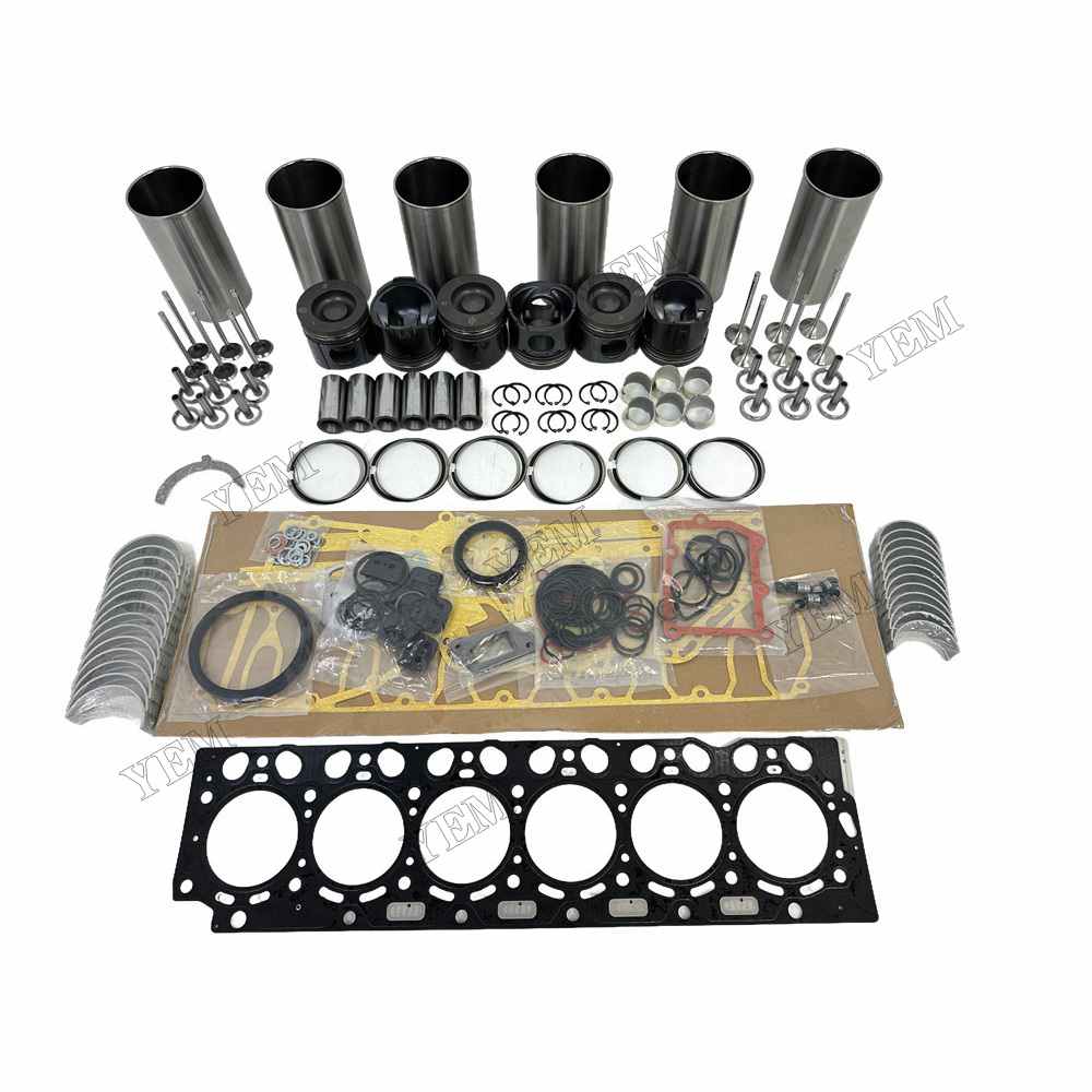 YEM Parts D6D Overhaul Rebuild Kit With Gasket Set Bearing-Valve Train For Volvo For Volvo
