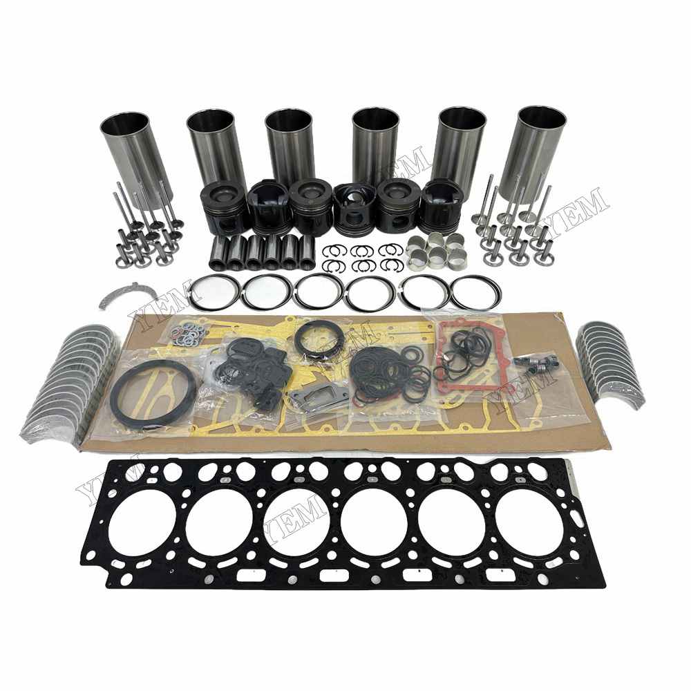 YEM Parts D6D Overhaul Rebuild Kit With Gasket Set Bearing-Valve Train For Volvo For Volvo