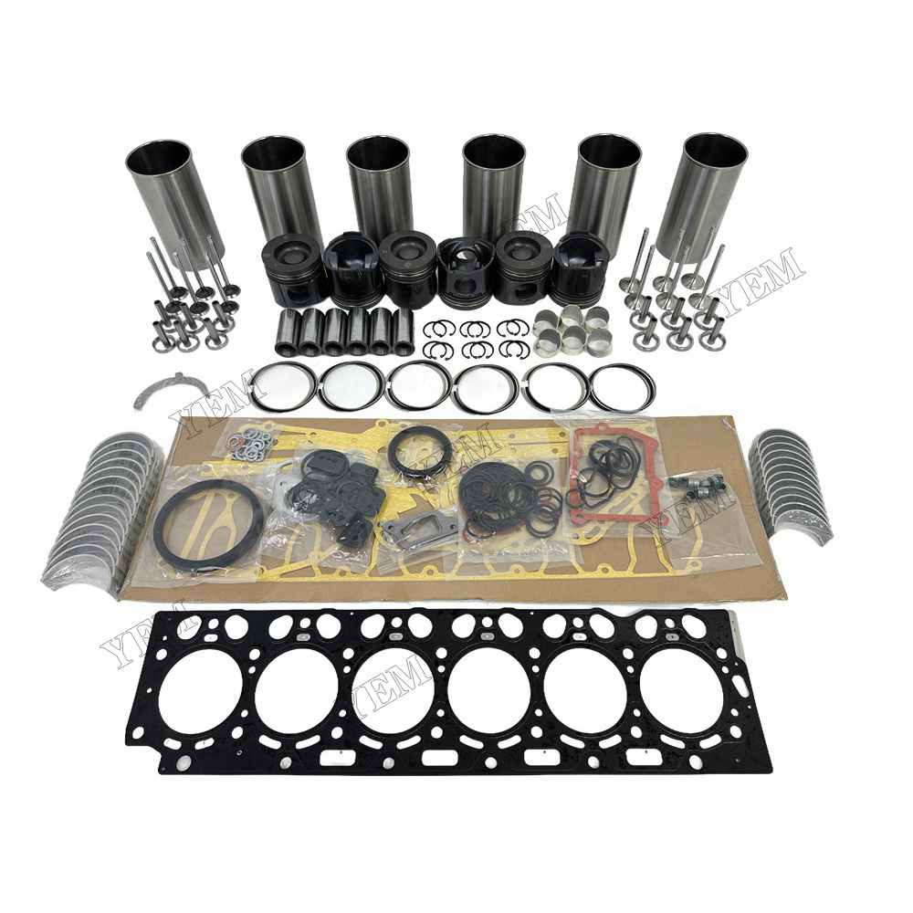 YEM Parts D6D Overhaul Rebuild Kit With Gasket Set Bearing-Valve Train For Volvo For Volvo