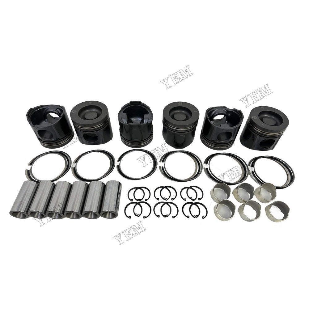 YEM Parts For Volvo Piston and Ring set D6D Engine Spare Parts For Volvo