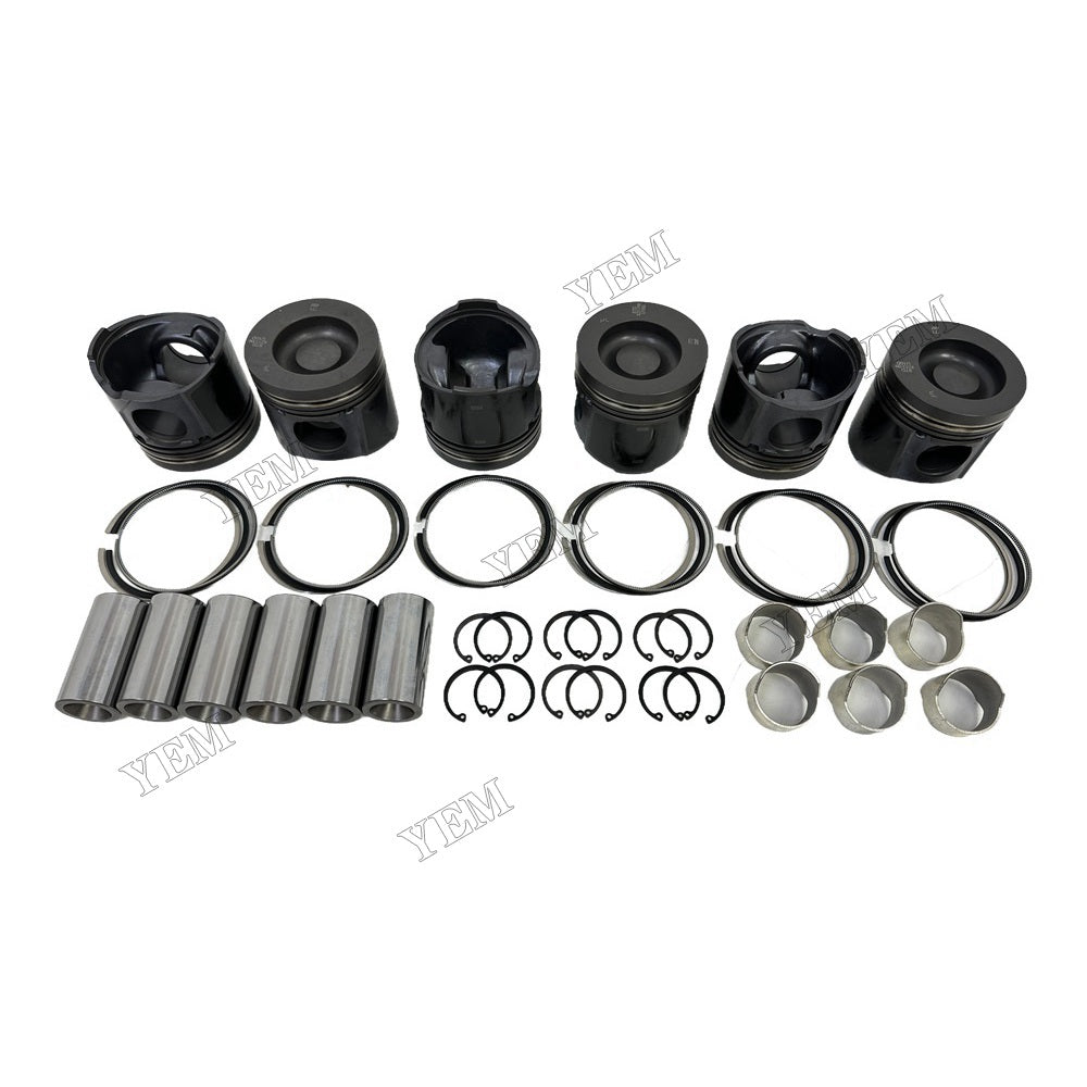 YEM Parts For Volvo Piston and Ring set D6D Engine Spare Parts For Volvo